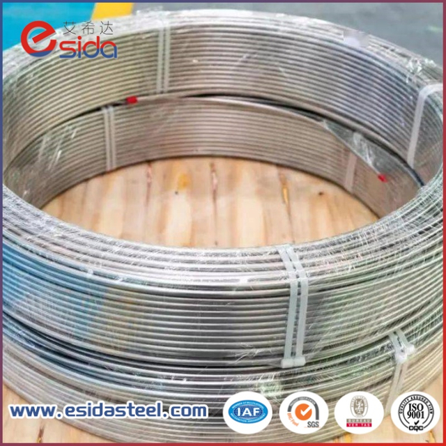 304 316L Stainless Steel Pipe Tube Coil Tube Steel Capillary Tube with Size 9.52X1.24mm