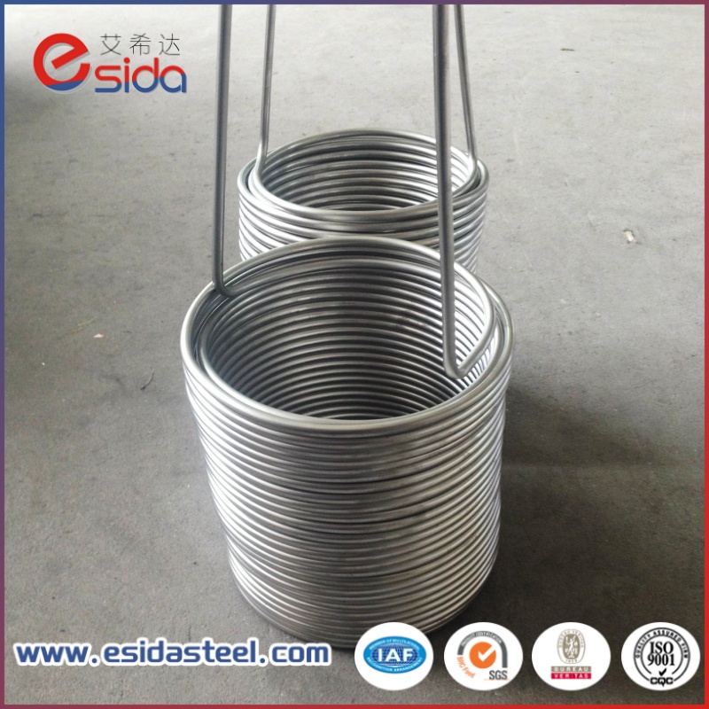 Seamless Stainless Steel Coil Pipe Coiled Heat Exchanger Tube SUS304L/316L with High Quality