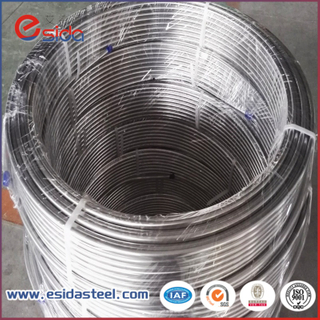 Seamless Stainless Steel Coil Pipe Coiled Heat Exchanger Tube SUS304L/316L with High Quality